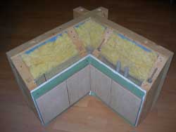 Detail combinations for fastening drywall and ceramic tiles